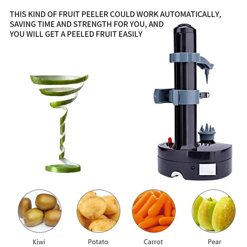 Descascador de Frutas e Legumes, Automático, Elétrico, Portátil e Fácil de Usar